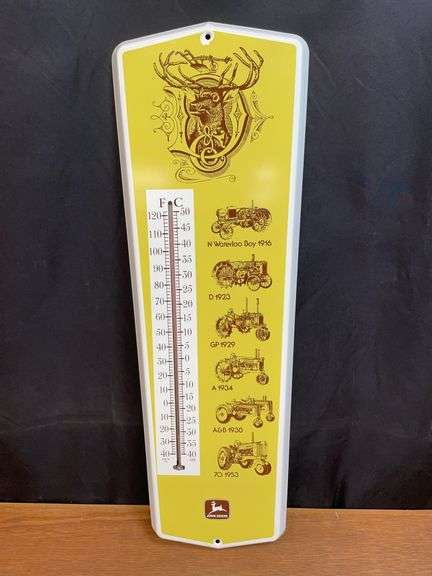 John Deere Thermometer NIB image