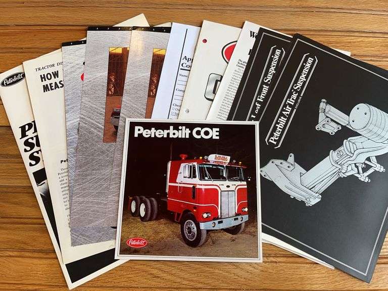 (12) Peterbilt Truck Sales Literature image