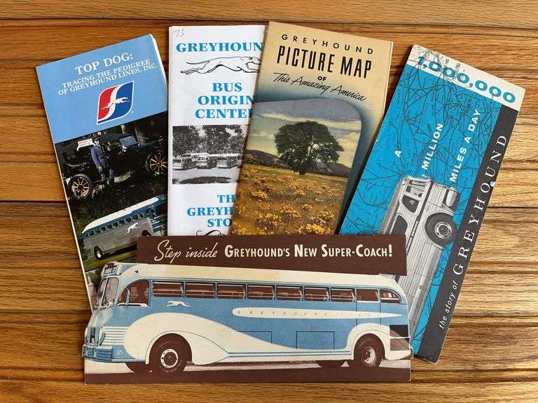 (5) Greyhound Bus Literature image