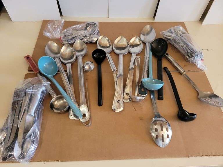 Spoons And Silverware Lot image