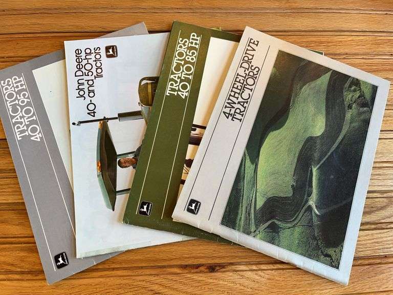(4) John Deere Tractor Sales Literature image