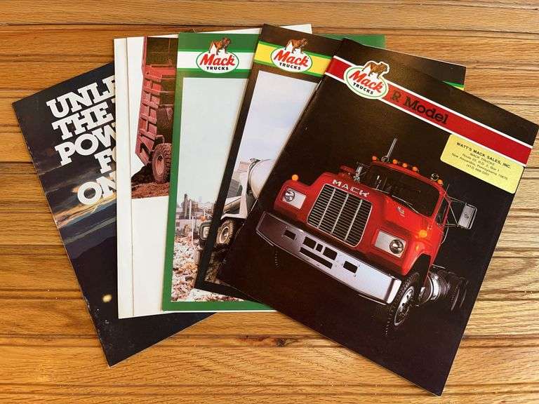 (5) Mack Truck Sales Literature image