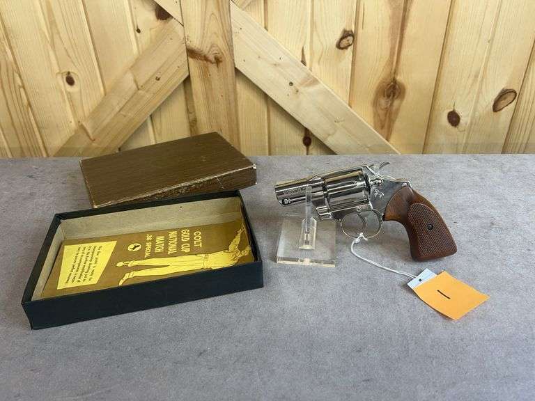 Nickel Colt Cobra .38 Special DA Revolver image