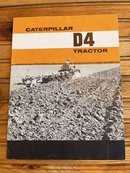 1956 Caterpillar D4 Crawler Sales Literature image