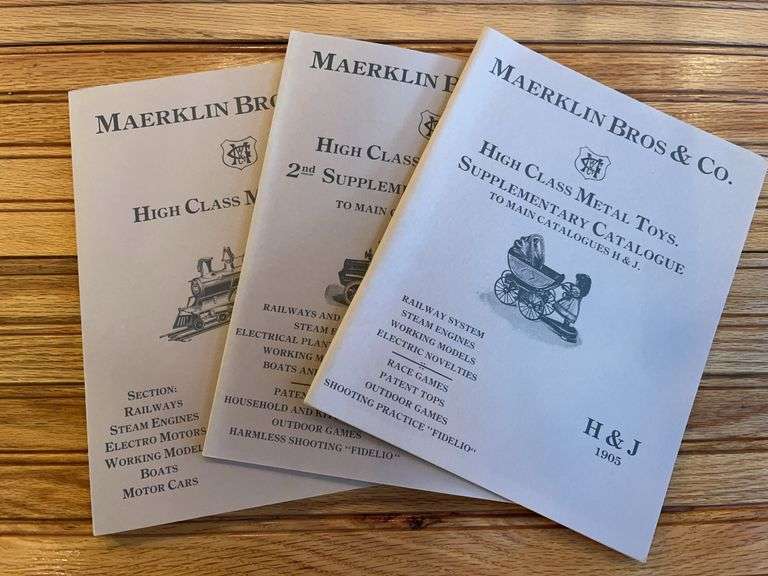 1905 + 1906 Maerklin Bros. & Co. Toy Catalogs image
