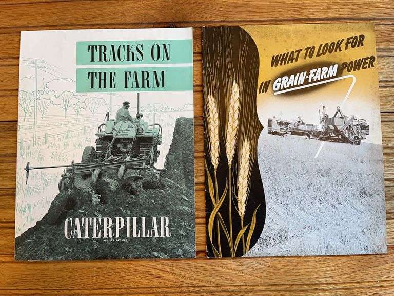 (2) Caterpillar Farming Sales Literature image