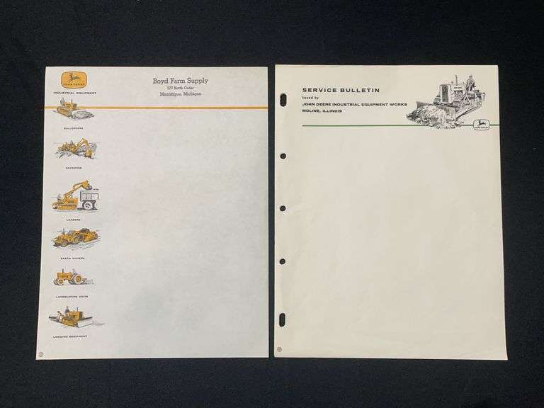 John Deere Industrial Letterhead image