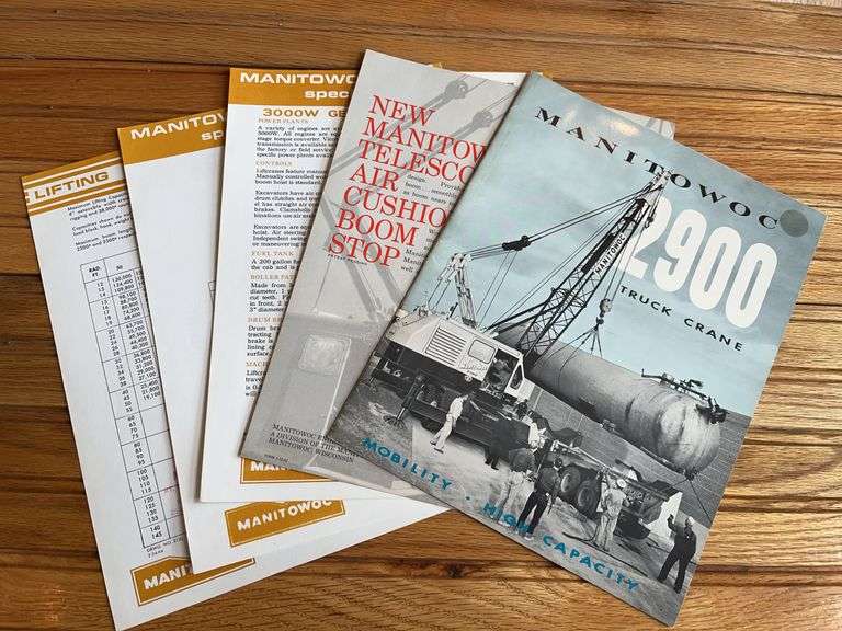 (6) Manitowoc Sales Literature image