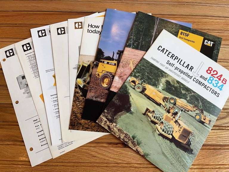 (9) Caterpillar Compactor Sales Literature image