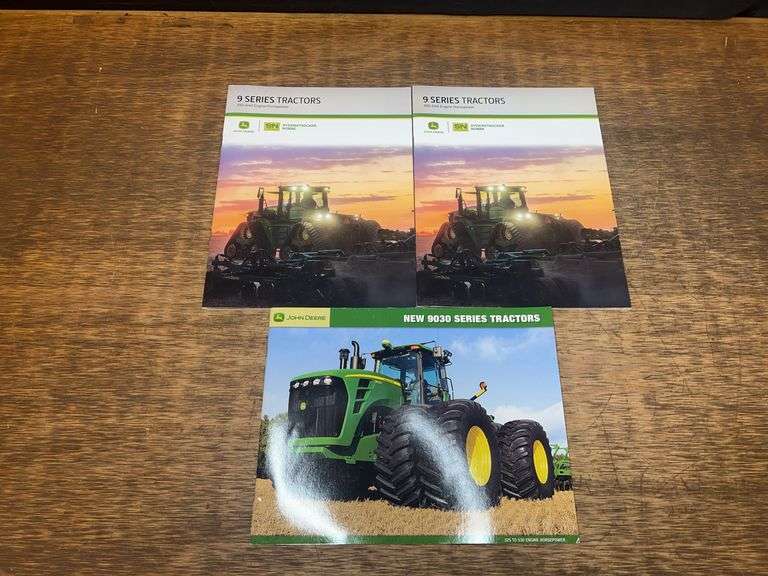 (3) John Deere 4wd Tractor Sales Literature image