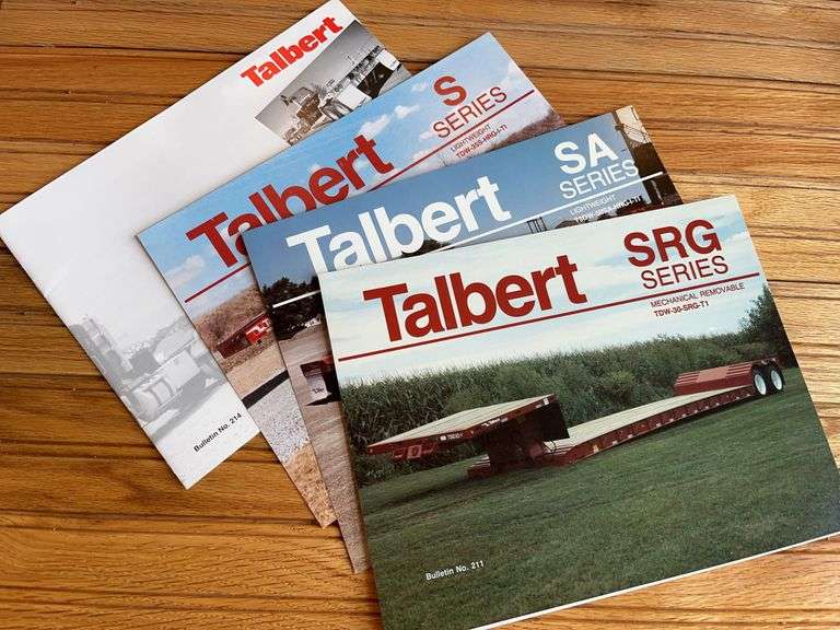 (4) Talbert Trailer Sales Literature image