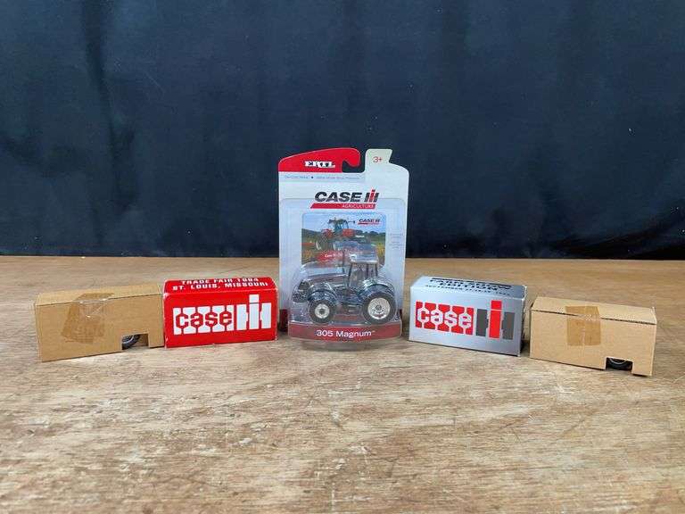 (3) 1/64 Case-IH Tractors NIB Ertl image