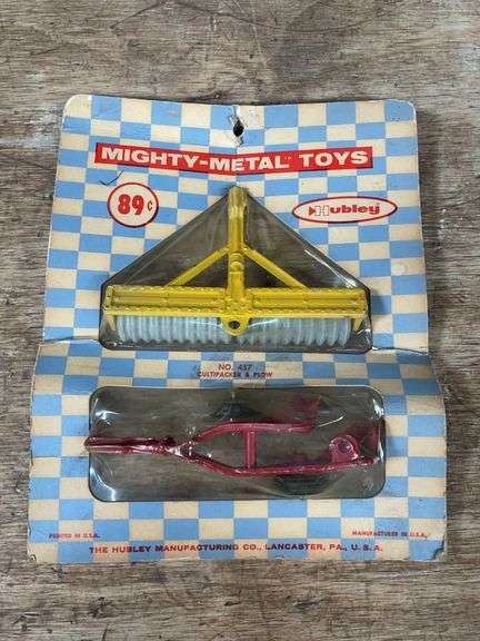 Cultipacker + Plow Set NIB Hubley image