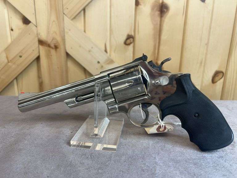 Nickel Smith & Wesson Model 29-3 .44 Magnum DA  Revolver image