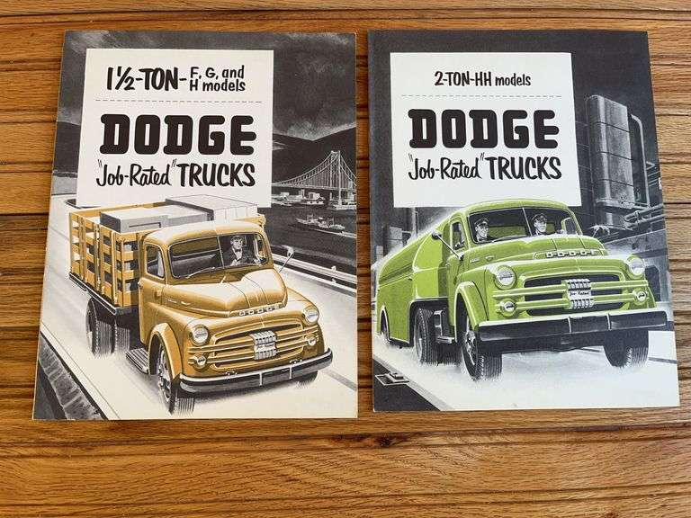(2) 1951 Dodge Truck Sales Literature image