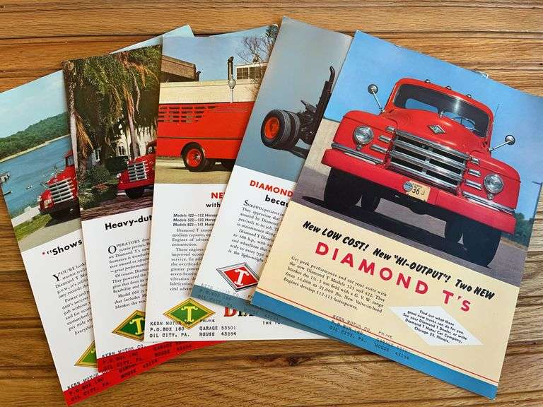 (5) Diamond T Truck Sales Literature image