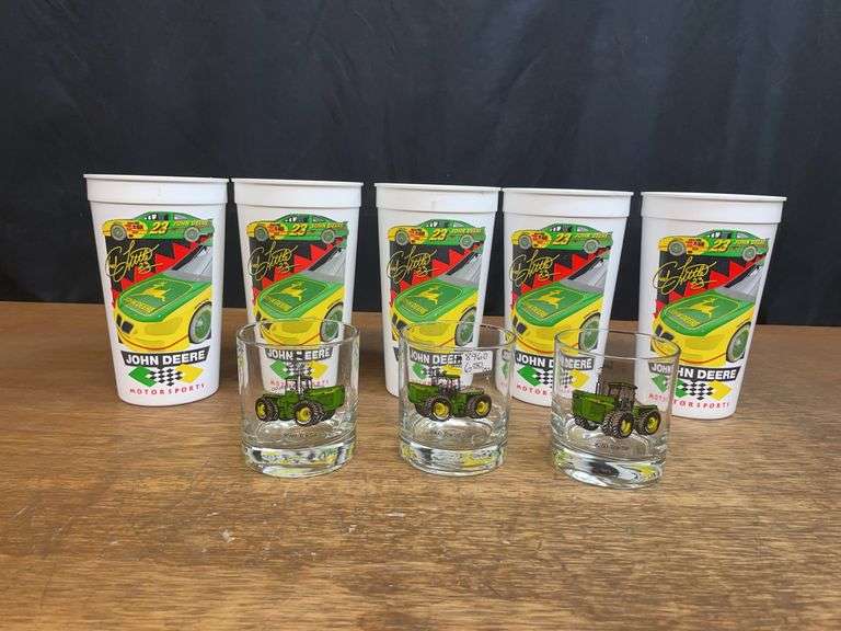 (8) John Deere Cups + Glasses image