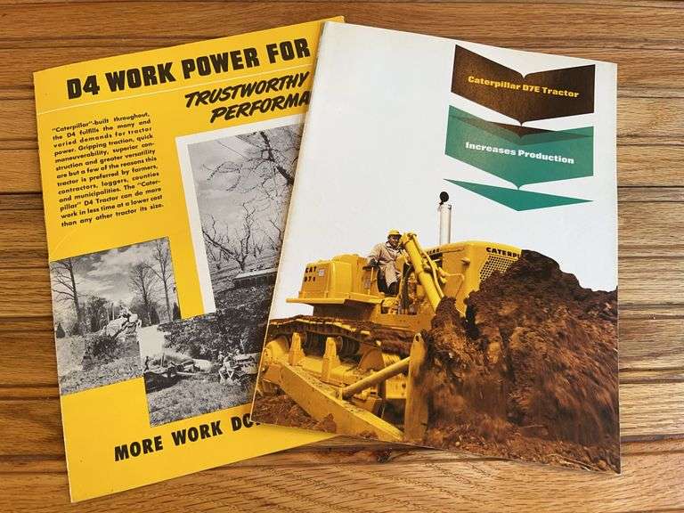 (2) Caterpillar Crawler Sales Literature image