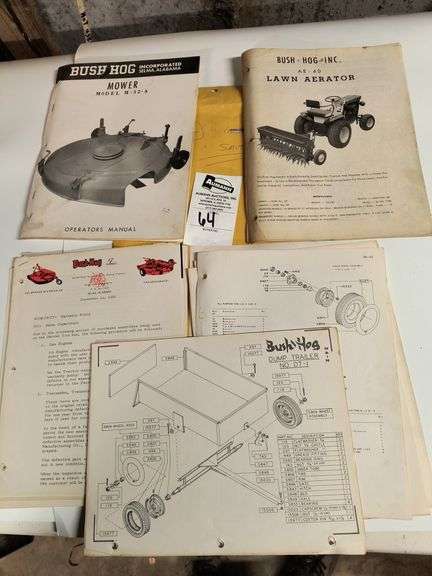 Bush Hog Equipment Operator's Manuals image