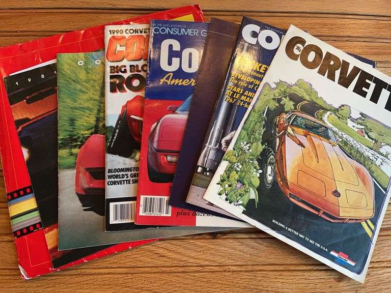 (8)  Corvette Literature image