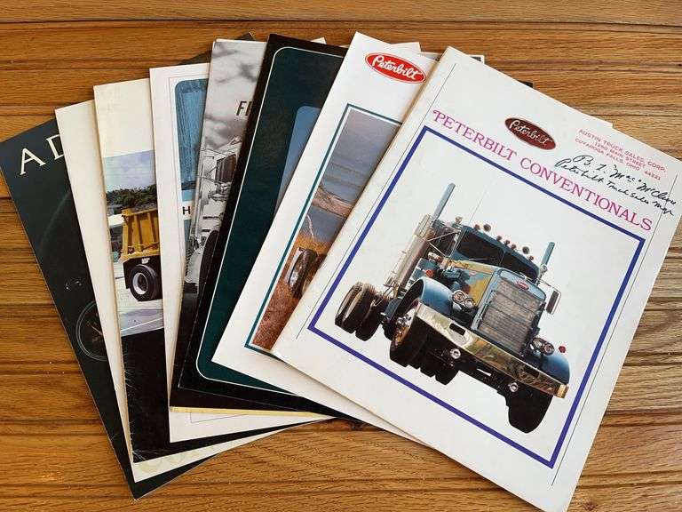(8) Peterbilt Truck Sales Literature image