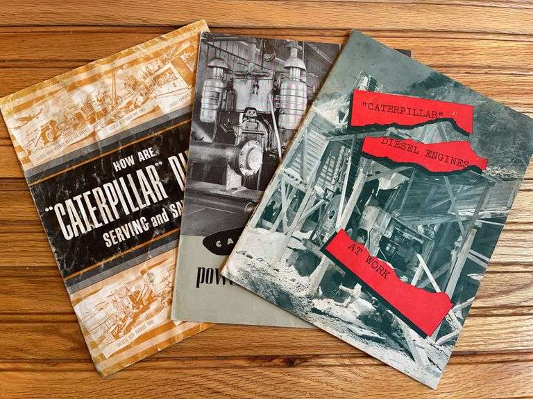 (3) Caterpillar Sales Literature image