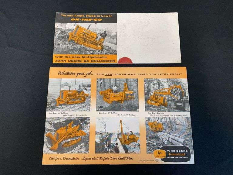 (2) John Deere Industrial Sales Literature image
