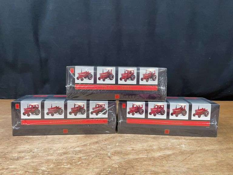 (3) IH 66 Series Tractor Sets NIB Ertl image