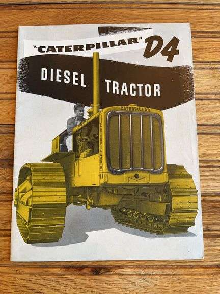 1952 Caterpiller D4 Crawler Sales Literature image