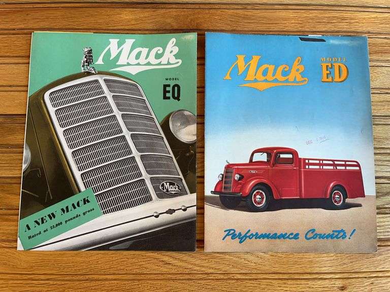 (2) Mack Truck Sales Literature image
