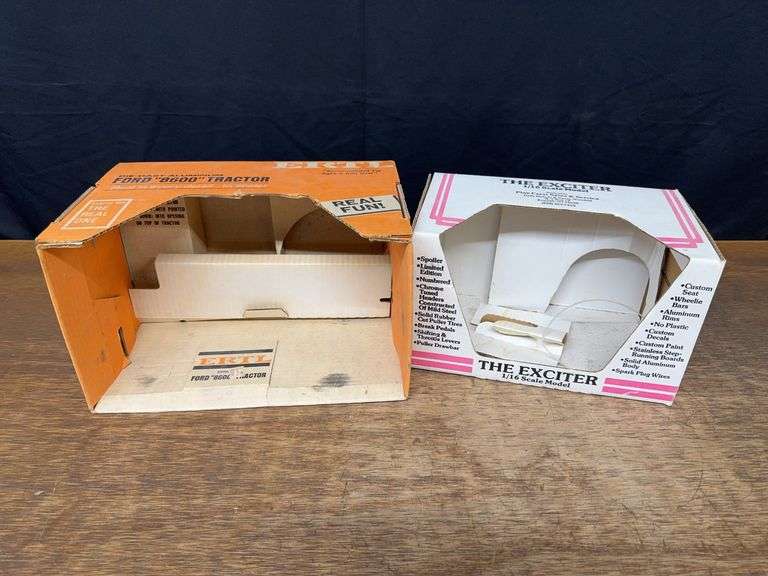 (2) Ford 8600 + Exciter Puller Empty Boxes image