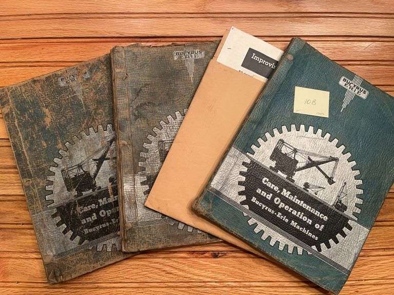 (3) Bucyrus-Erie Manuals image
