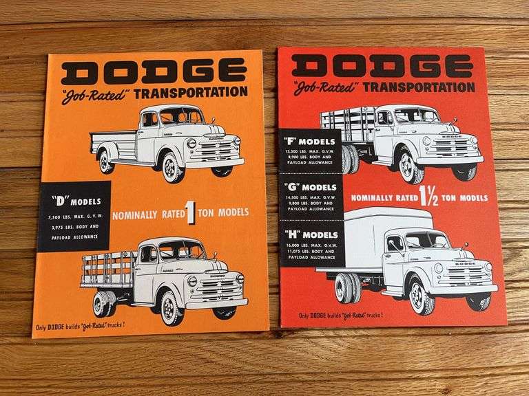 (2) Dodge Truck Sales Literature image