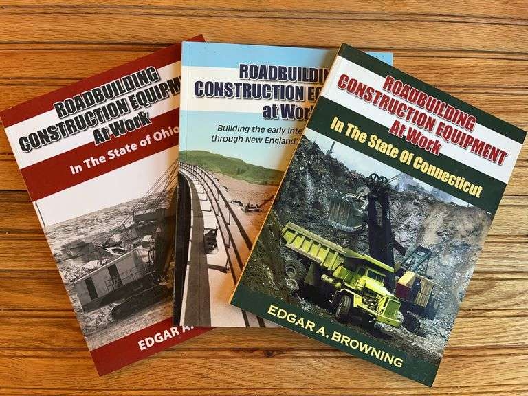 (3) Road Building Construction Equipment At Work Books image