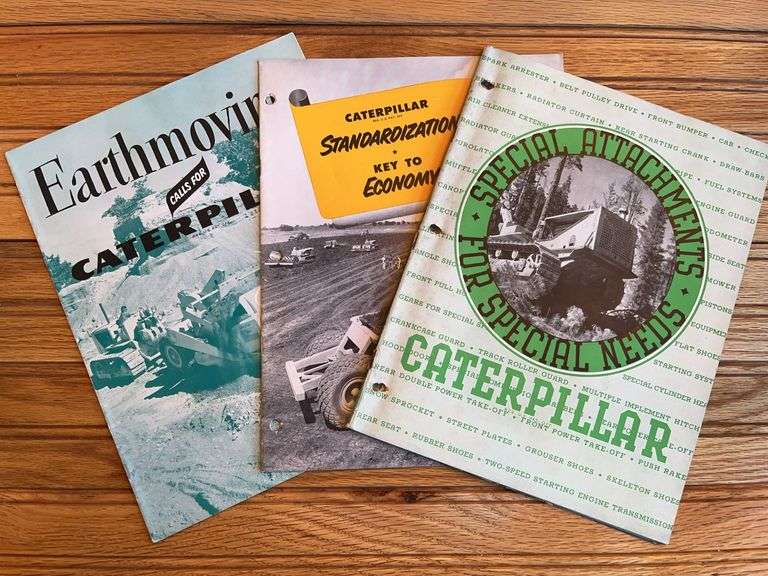 (3) Caterpillar Sales Literature image