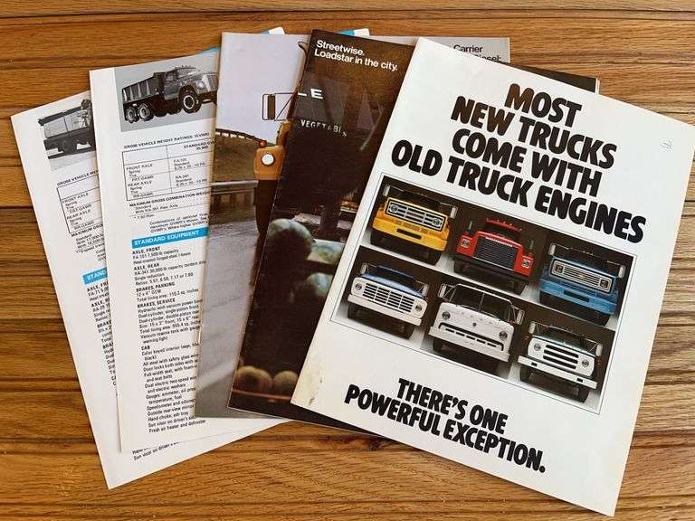 (5) International Truck Sales Literature image