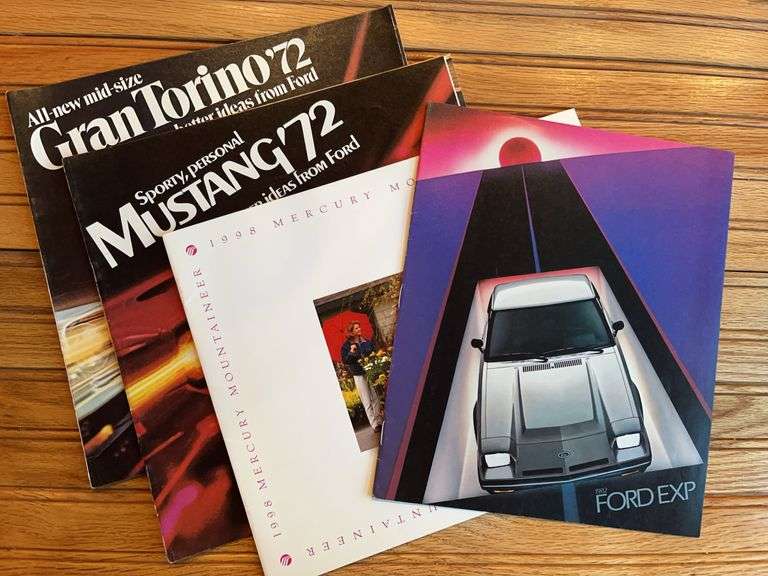 (4) Ford Mustang, Gran Torino, +Other Sales Literature image