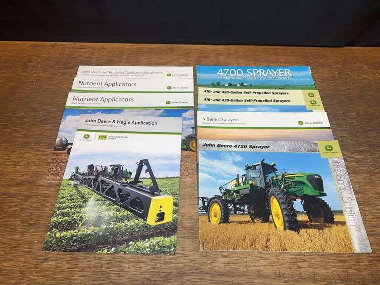 (8) John Deere Sprayer Sales Literature image