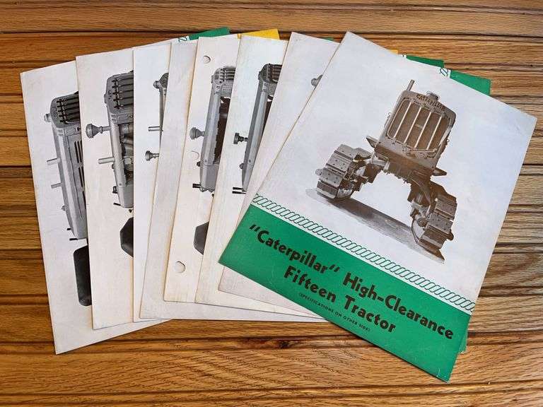 (8) Caterpillar Crawler Spec Sheets image