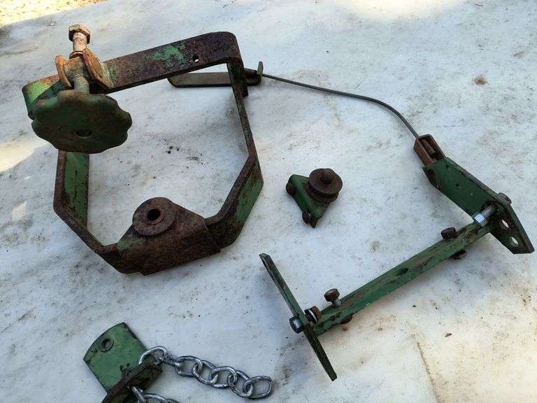 1963-67 John Deere Round Fender Sleeve Hitch image