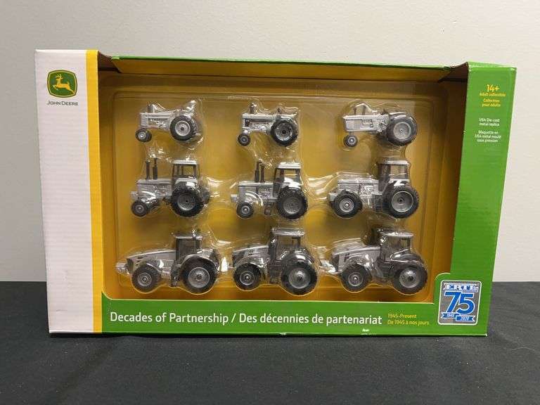 1/64 John Deere 75 Years Tractor Set NIB Ertl image