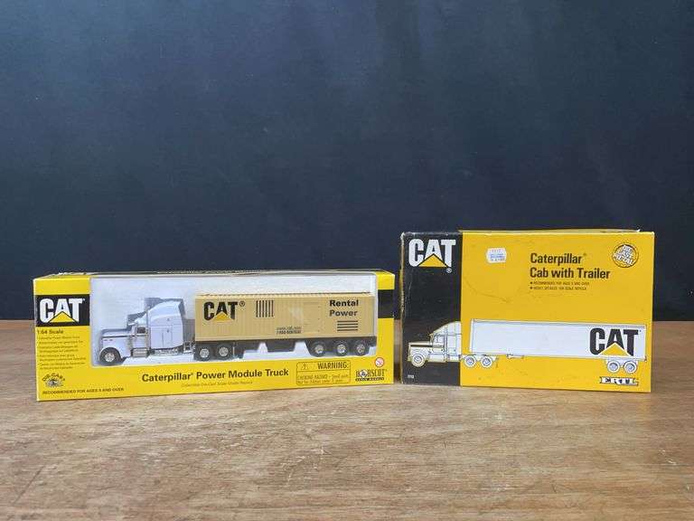 (2) 1/64 Caterpillar Semis NIB image