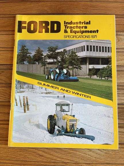 1971 Ford Industrial Specifications Catalog image