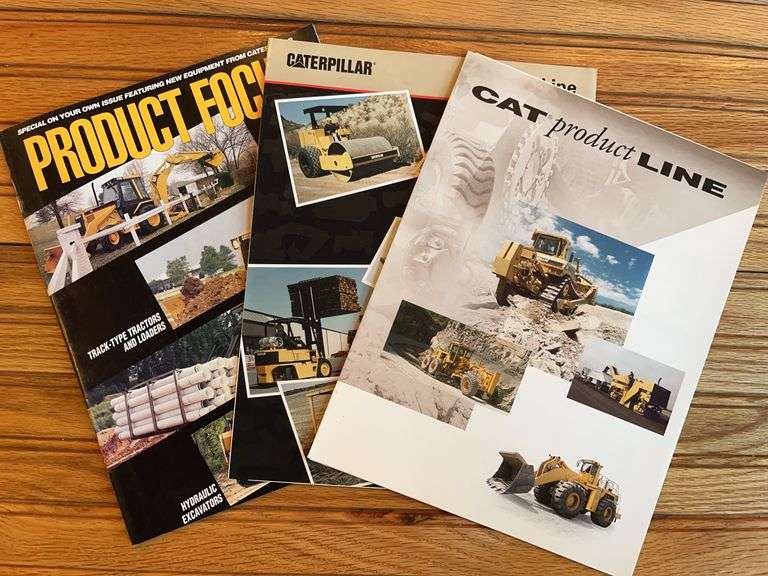 (3) Caterpillar Sales Literature image