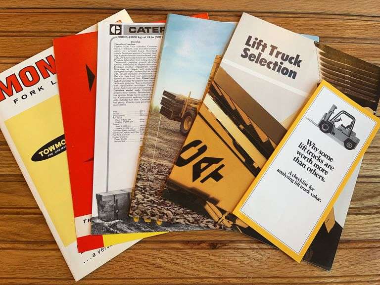 (6) Forklift Sales Literature image