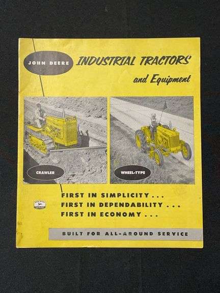 1954 John Deere Industrial Sales Literature image