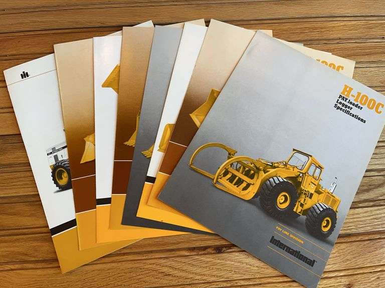 (8) International Wheel Loader Sales Literature image