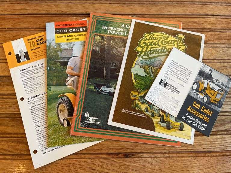 (5) IH Cub Cadet Sales Literature image