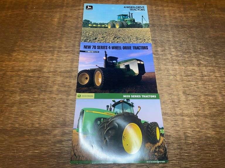 (3) John Deere 4wd Tractor Sales Literature image