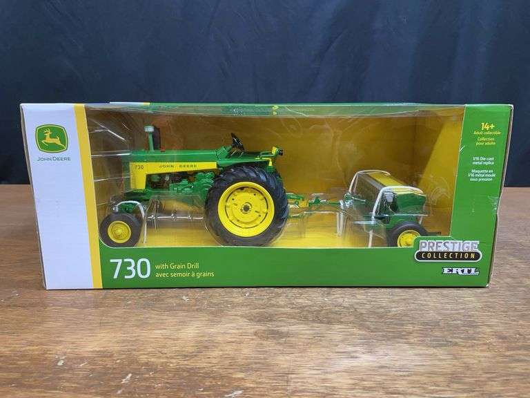 1/16 John Deere 730 + Drill Prestige NIB Ertl image